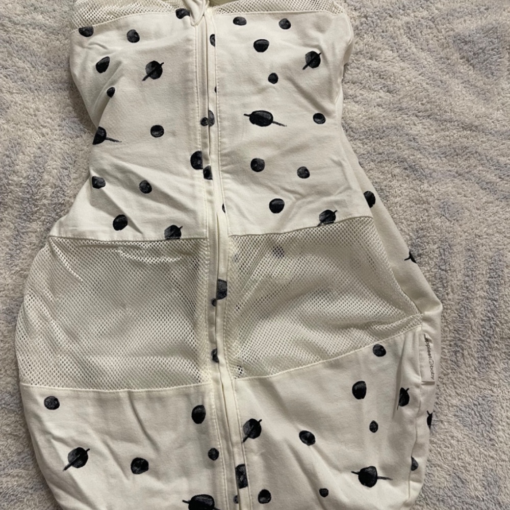 Happiest Baby 5 second Sleep Swaddle 100 % Organic Cotton 0.5 Tog